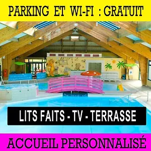  Camping Domaine De Kerlann-mh6pers-2ch-grande Terrasse-tout Confort France